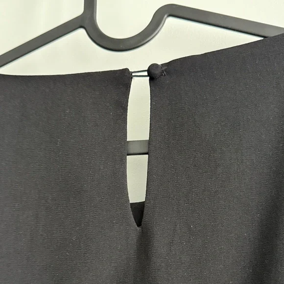 Black Ruffle Mini Dress - Picture 5 of 8